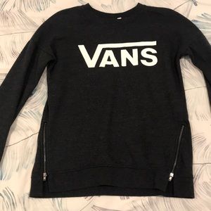 Worn Twice. Charcoal Vans Pullover Hoodie